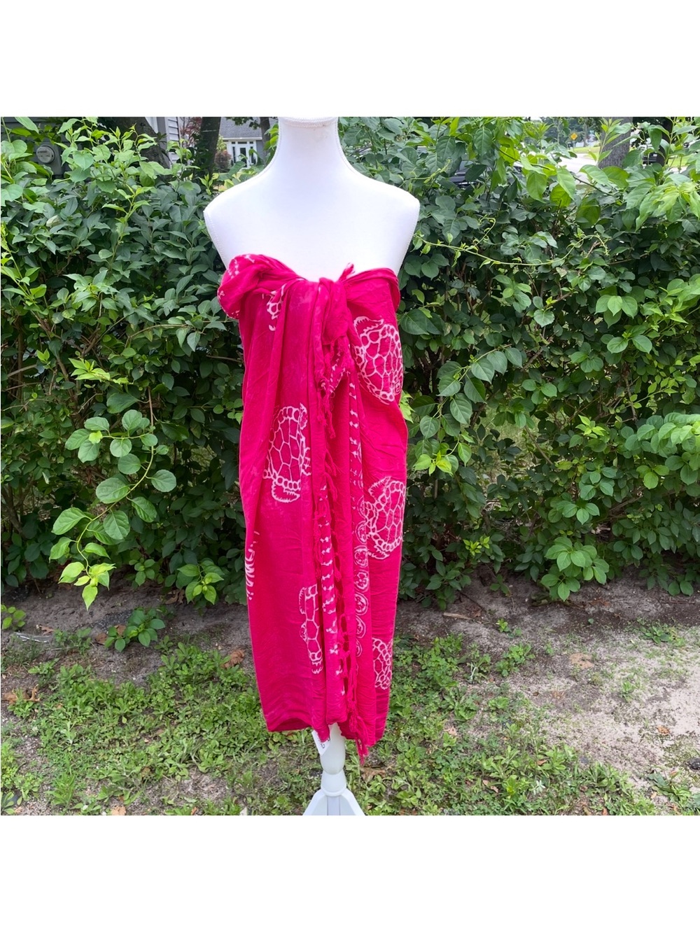 Vintage Hawaii  Sarong Pareo Wrap Dress Skirt Swimsuit Cover up With tags